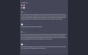 Mastodon interactions displayed on a weblog.lol website